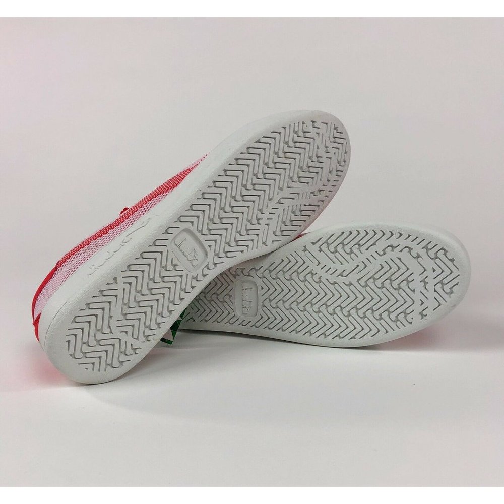 Diadora B. Elite SPW Weave Red White Low Shoes - Picture 8 of 9